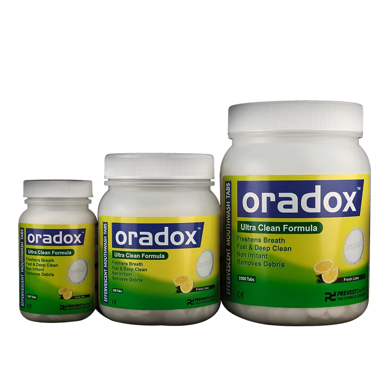 Oradox Effervescent Mouthwash Tabs