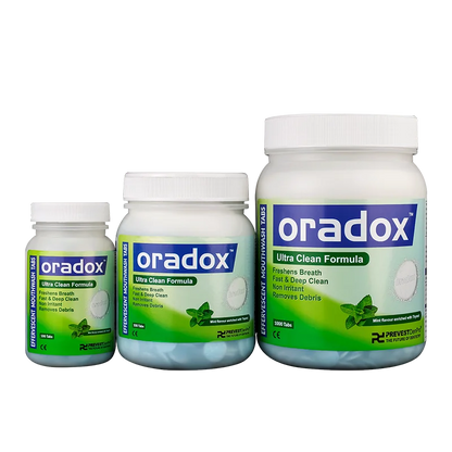 Oradox Effervescent Mouthwash Tabs