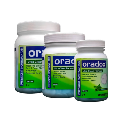 Oradox Effervescent Mouthwash Tabs