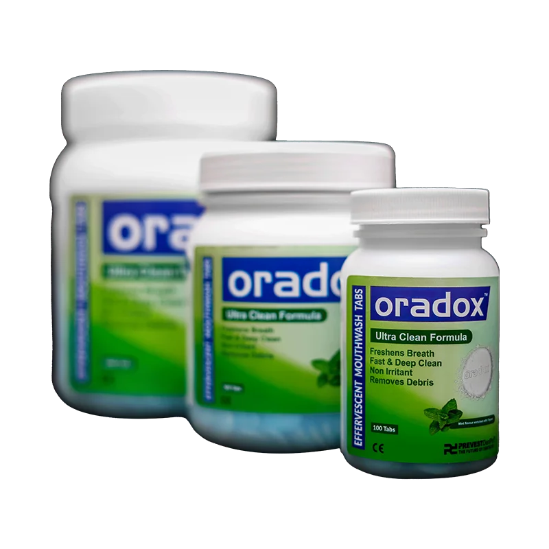 Oradox Effervescent Mouthwash Tabs
