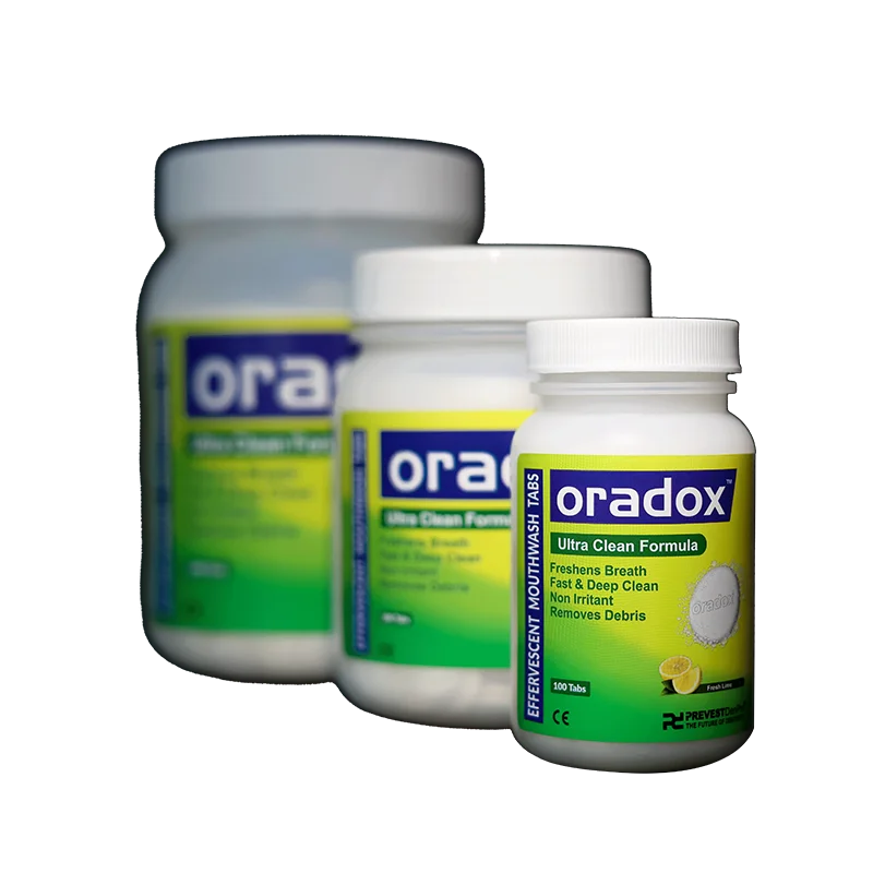 Oradox Effervescent Mouthwash Tabs