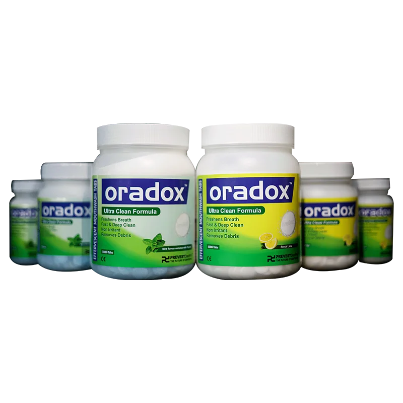 Oradox Effervescent Mouthwash Tabs