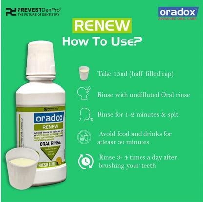 Oradox Oral Rinses – Renew